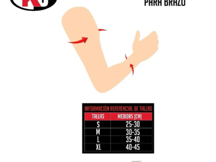 Mangas de Compresión K6 Azul
