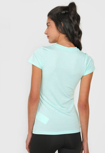 Camiseta Wilson Deslavada Dama (verde aqua)
