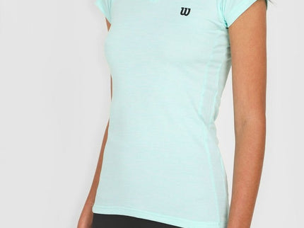 Camiseta Wilson Deslavada Dama (verde aqua)