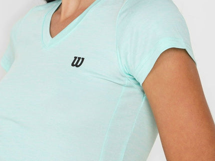 Camiseta Wilson Deslavada Dama (verde aqua)