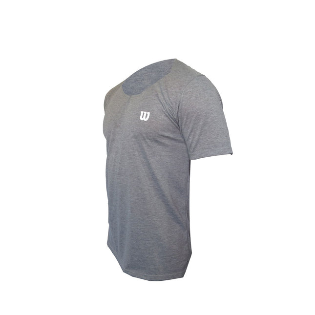 Camiseta Wilson Polyspun Cuello en V (Jaspe)