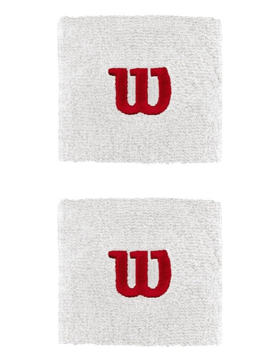 Wilson muñequera x2 Blanco