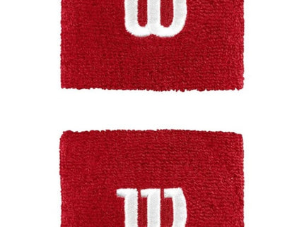 Wilson muñequera x2 Rojo