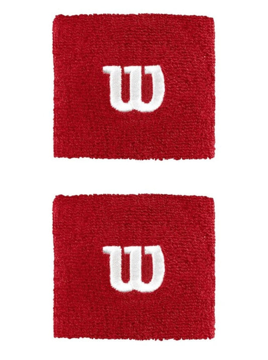 Wilson muñequera x2 Rojo
