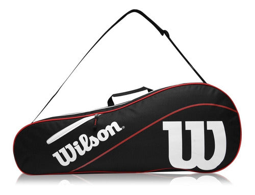 Bolso de Tenis Wilson Advantage III Triple Bag Negro