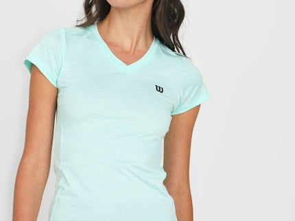 Camiseta Wilson Deslavada Dama (verde aqua)