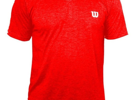 Camiseta Wilson Polyspun Cuello en V (Rojo)