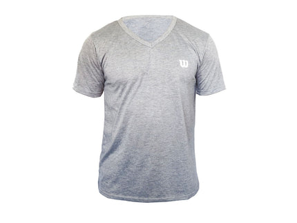 Camiseta Wilson Polyspun Cuello en V (Jaspe)