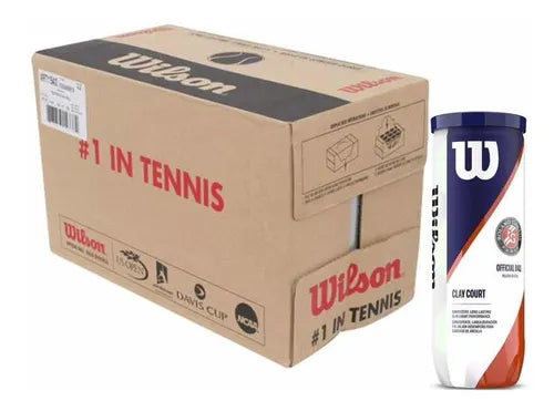 Caja de Wilson Roland Garros x 24 tarros